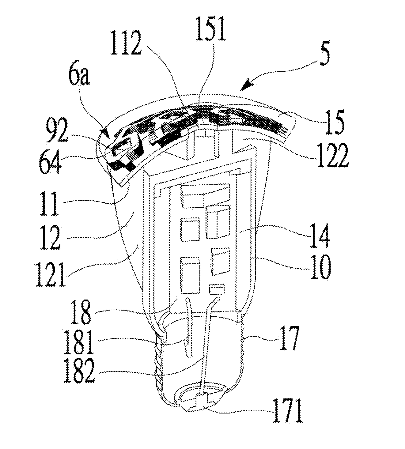 LED 3D curved lead frame of illumination device