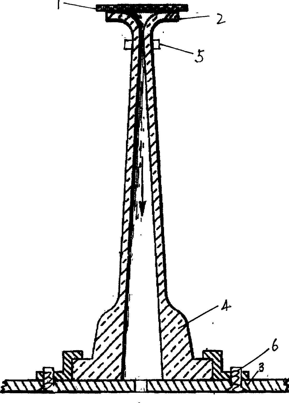 Mass sensor based on elastic mass system and method for measuring mass thereof