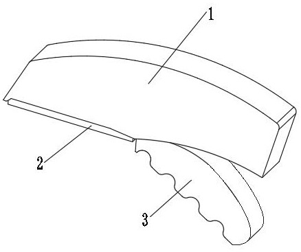 Surgical stapler with device for adjusting spacing between sewing nails