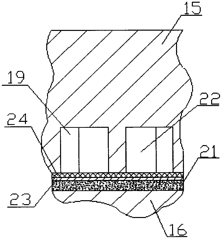 Flat plate turbulence type dynamic membrane separation device and membrane separation method thereof