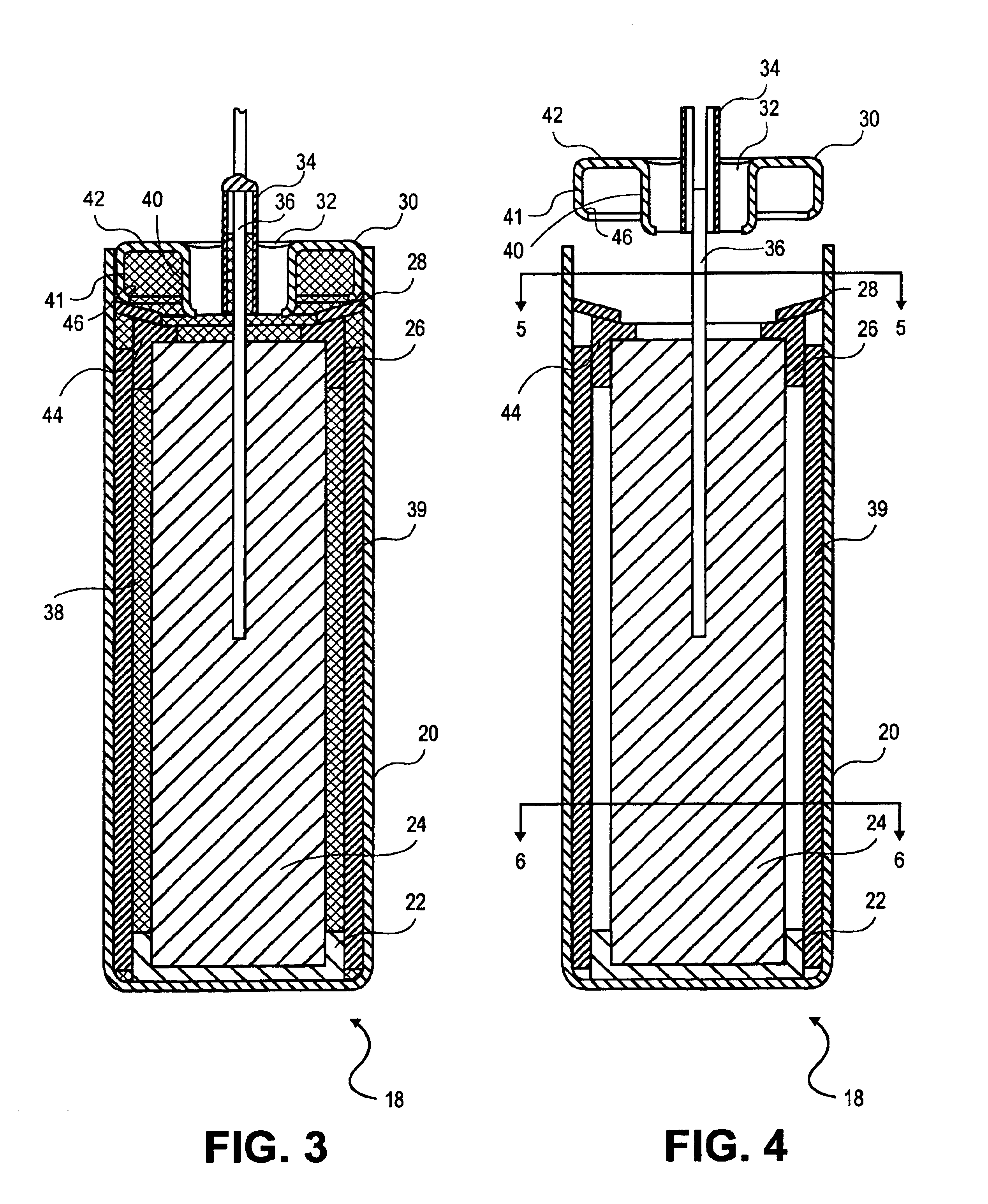 Tantalum capacitor case with increased volumetric efficiency