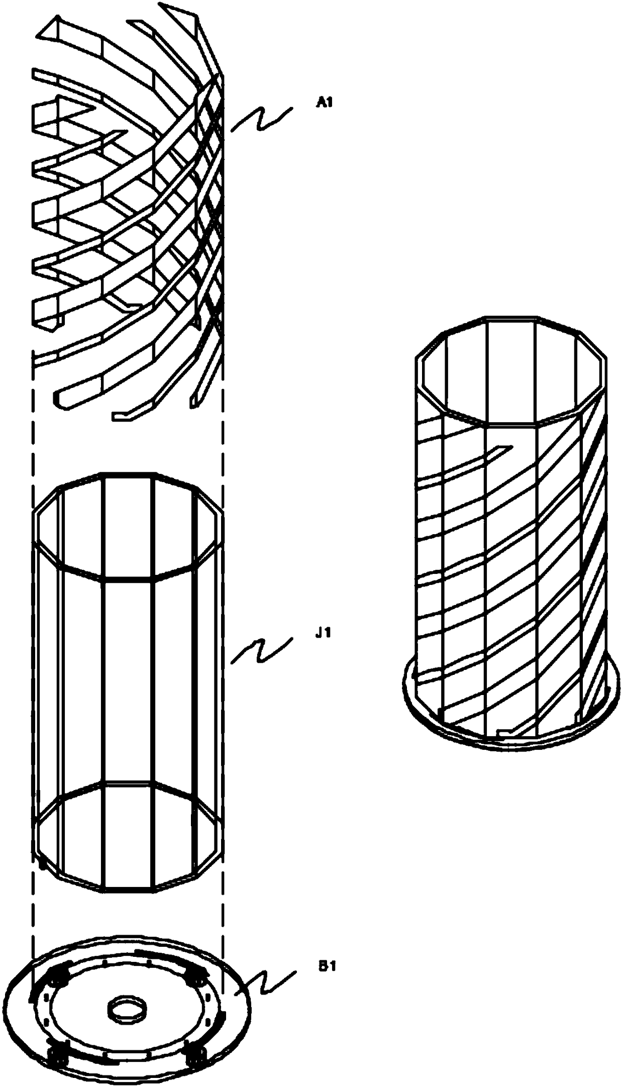 Eight-arm spiral circularly-polarized dual-band antenna applicable to laser direct forming technology