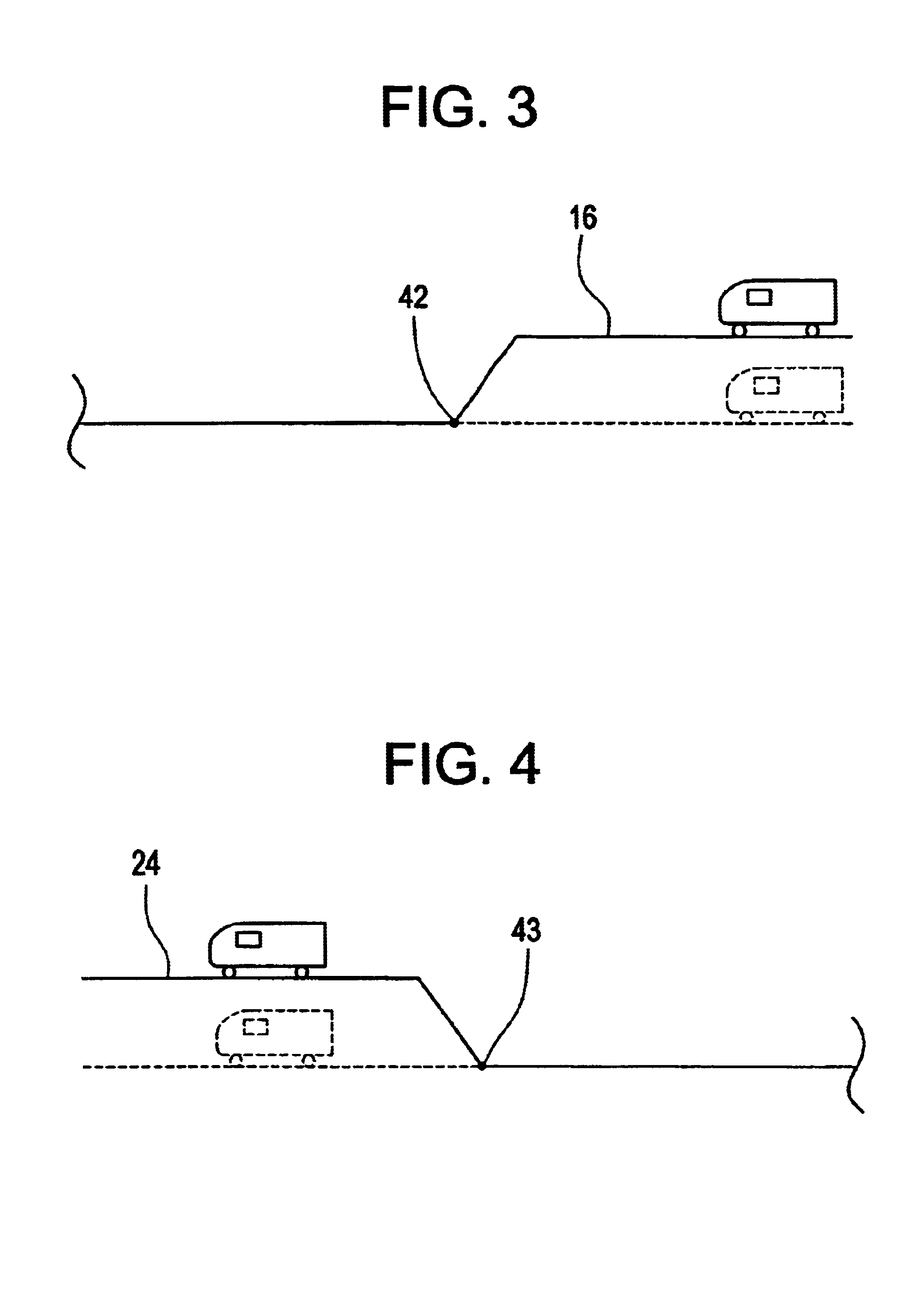 System for managing the route of a rail vehicle