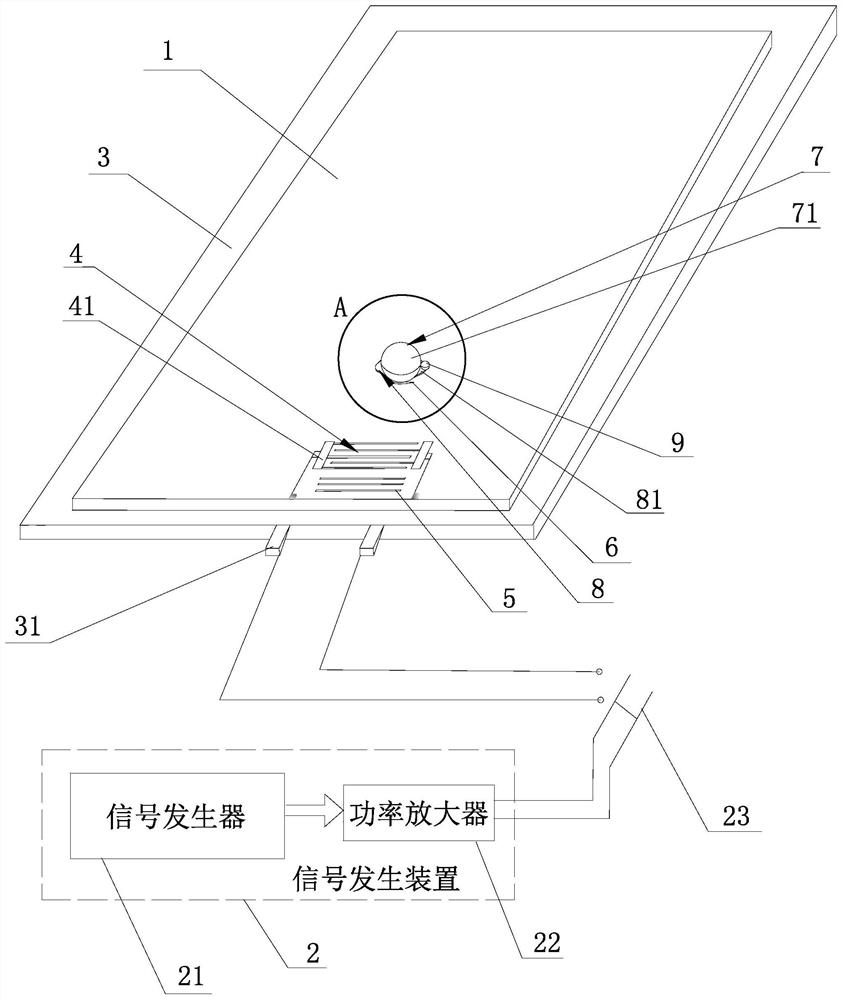 A device and method for microfluidic transport on a piezoelectric substrate