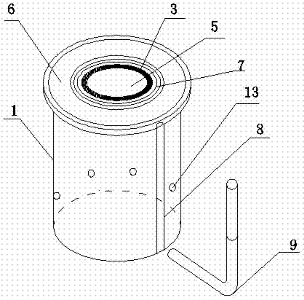 A plant root bag comprehensive cultivation device for separating and collecting rhizosphere soil