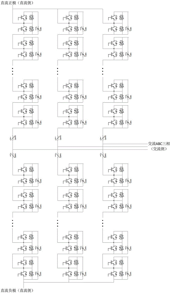 Modular multi-level half-bridge converter