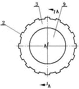 Wall reserved hole device facilitating installation of air conditioner