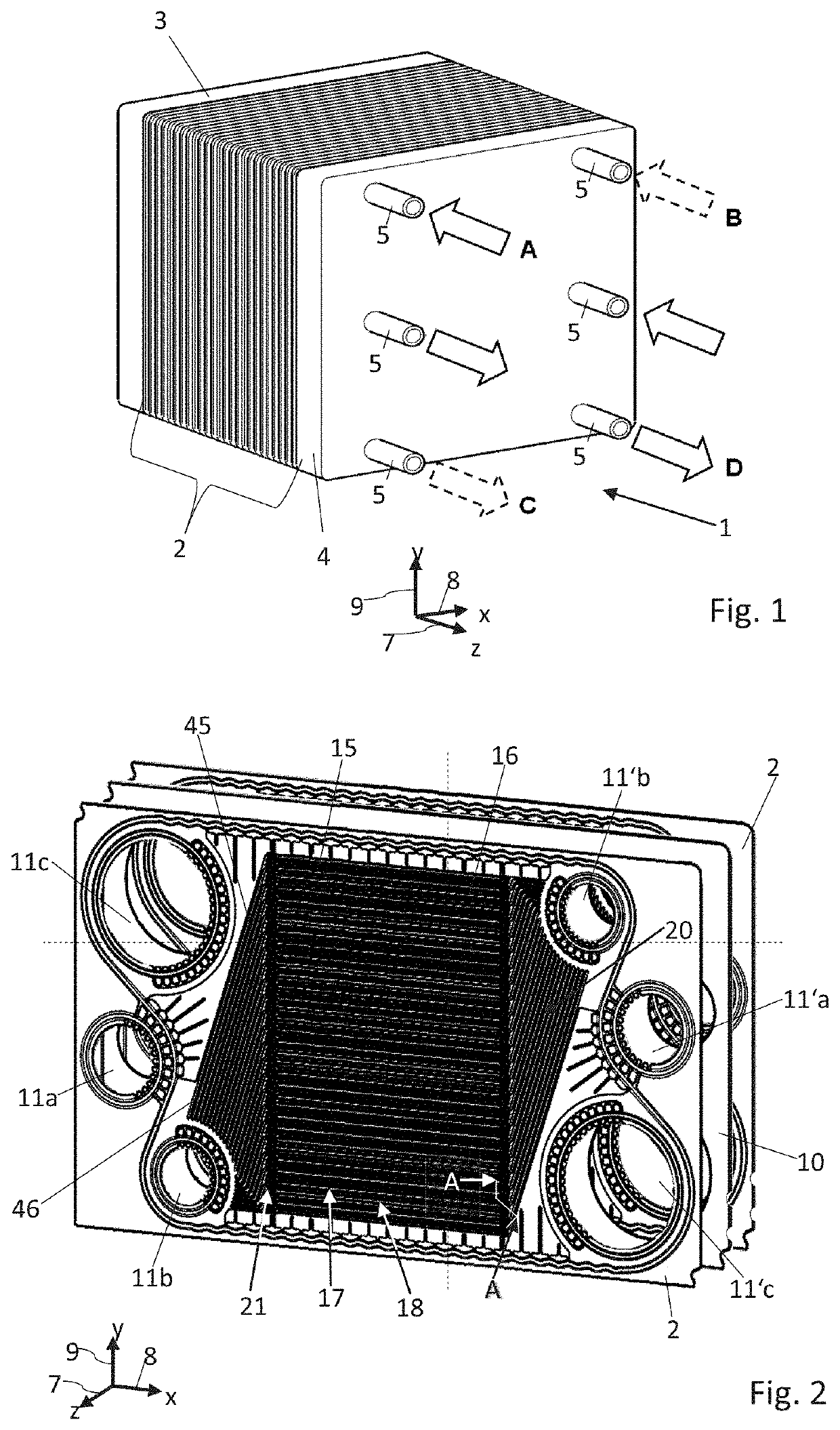 Separator plate with periodic surface structures in the nanometer to micrometer range