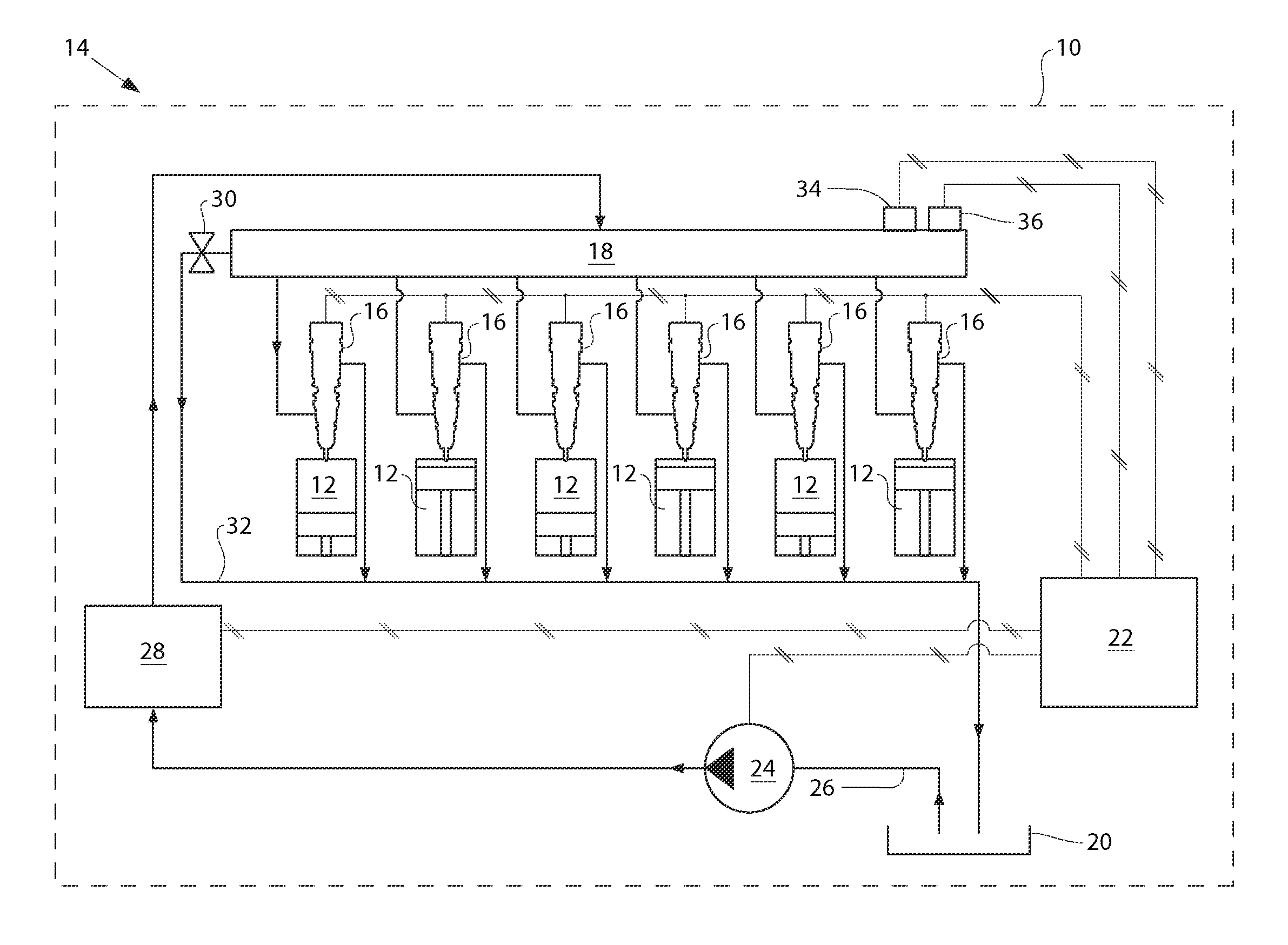 Fluid injector with auxiliary filling orifice