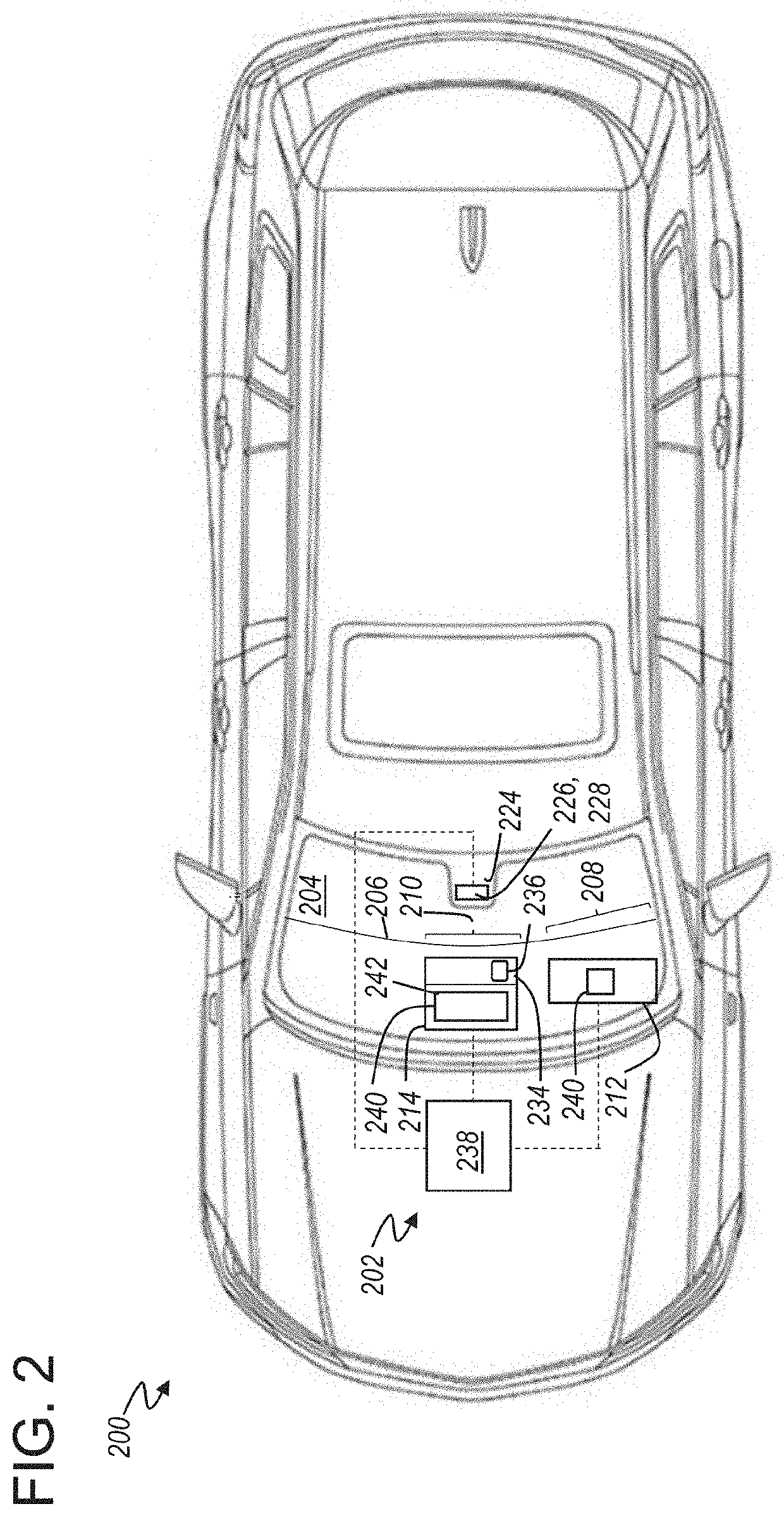 Enhanced imaging system for a motor vehicle