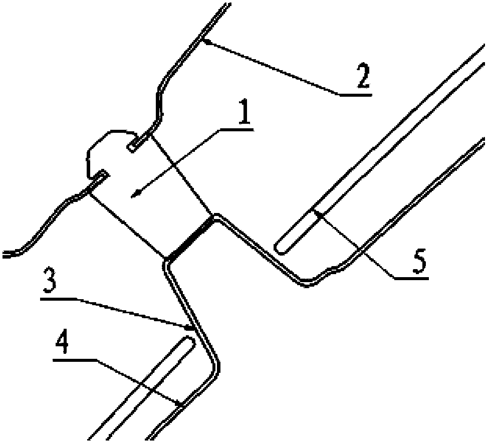 Cushion pad support assembly suitable for passenger car back door