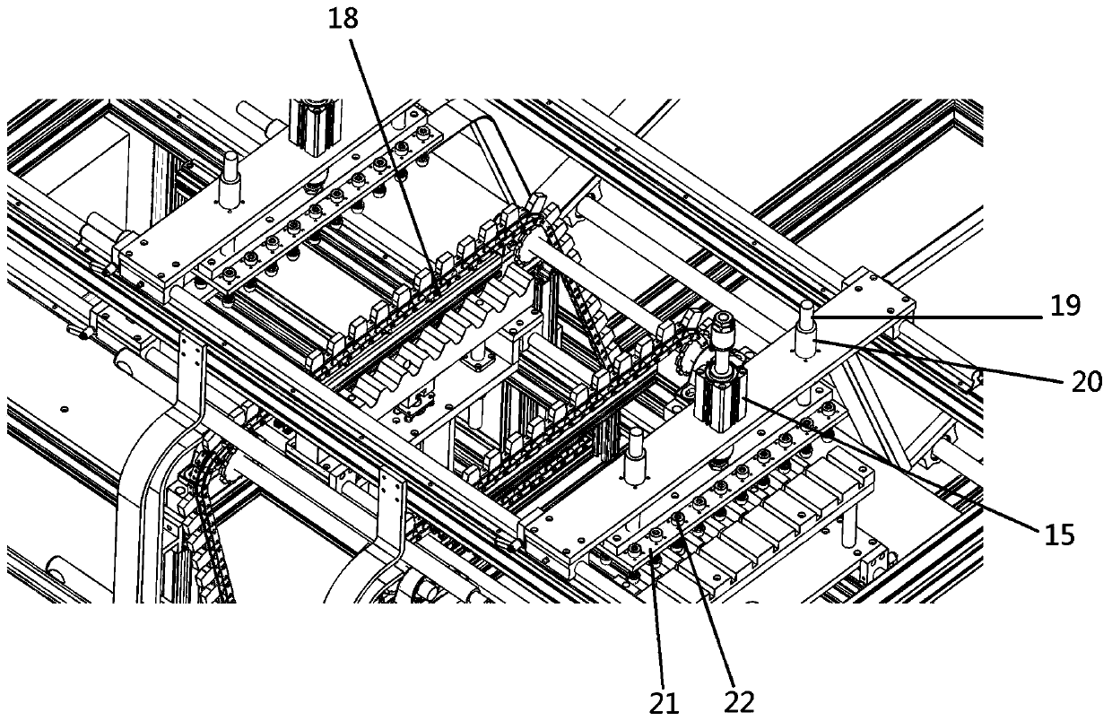 A broom automatic assembly device