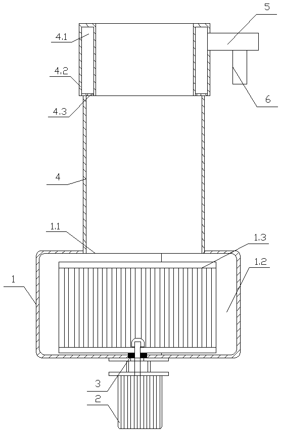 Spray dedusting type centrifugation blower fan, and centrifugal type water mixing dedusting system