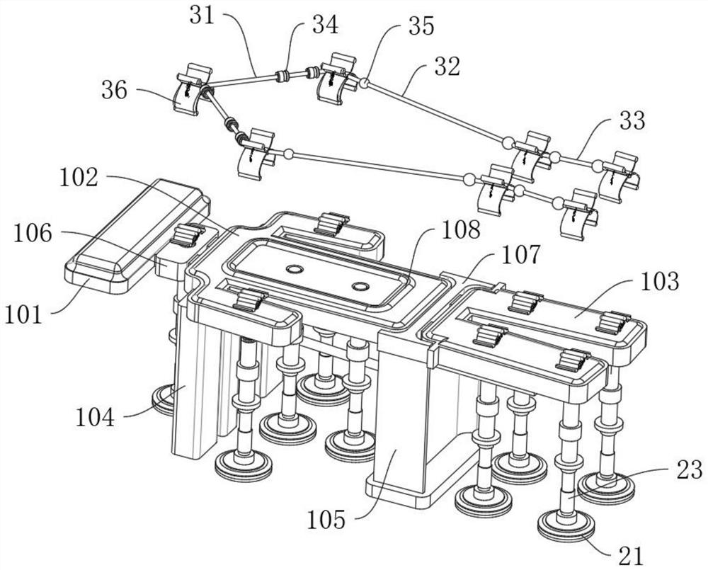 Multifunctional orthopedic traction device