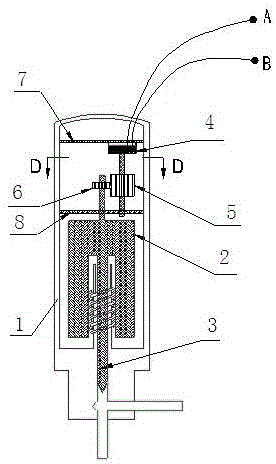 An opening feedback electronic expansion valve and its control system