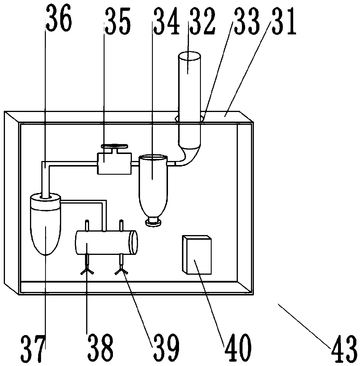 Air door air pressure control device for coal mines