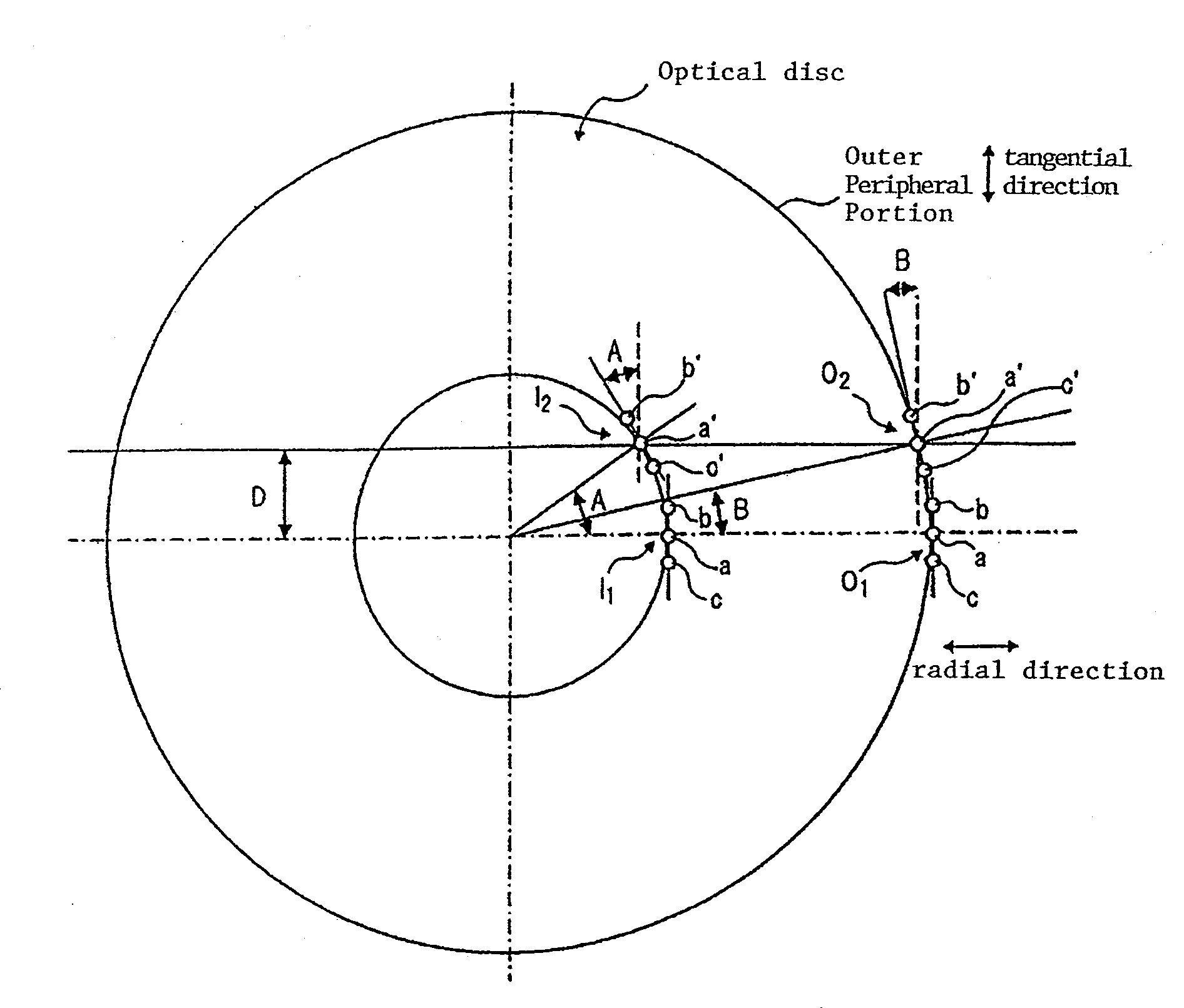 Optical pickup head and optical recording and replaying device