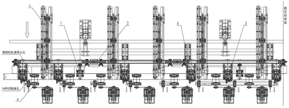 Separation system for continuous casting