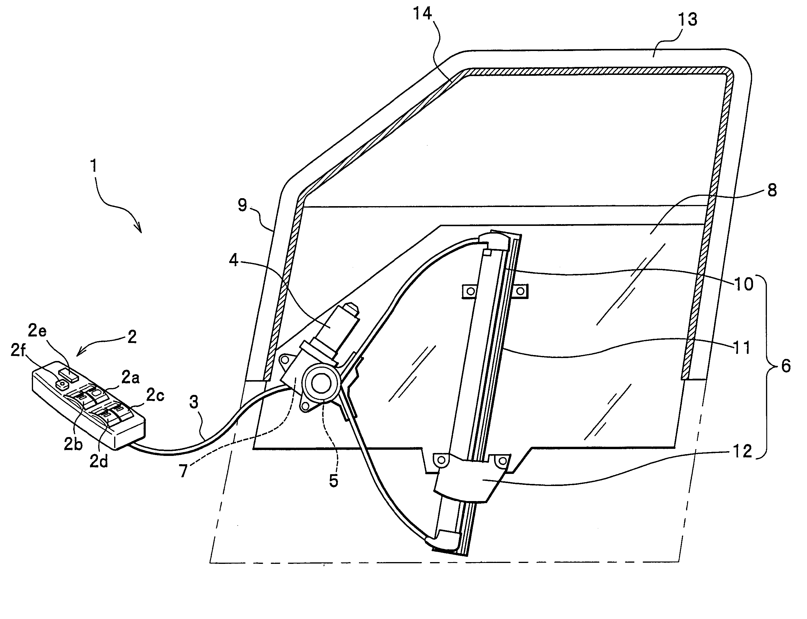 Power window system and method for controlling power-operated window