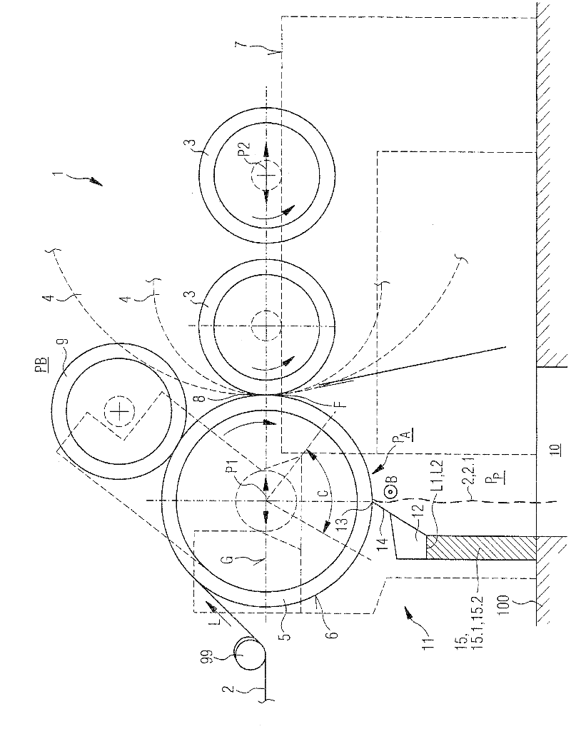Winding machine and method for winding a fibrous web onto a winding core