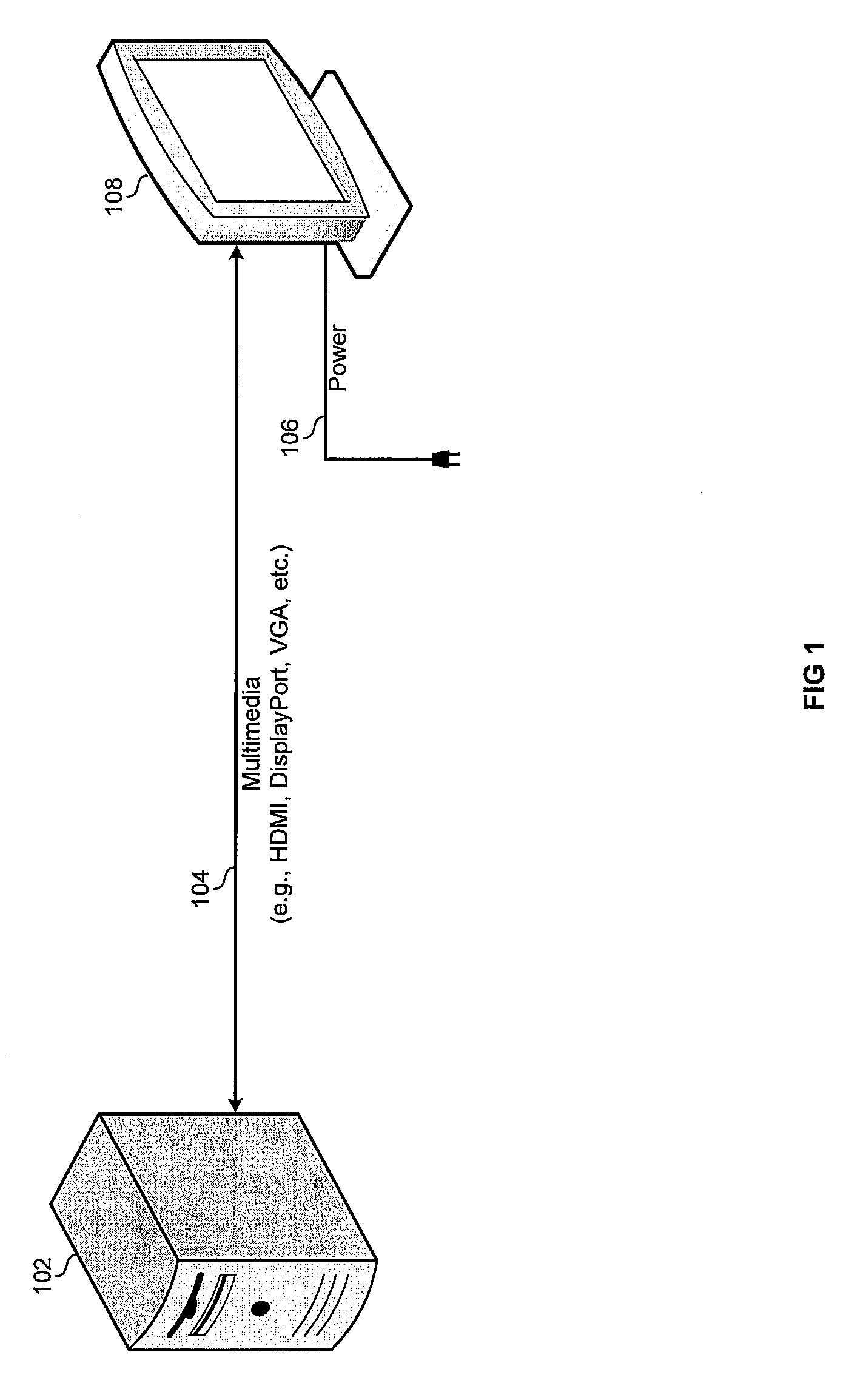 Method And System For Utilizing A Single Connection For Efficient Delivery Of Power And Multimedia Information