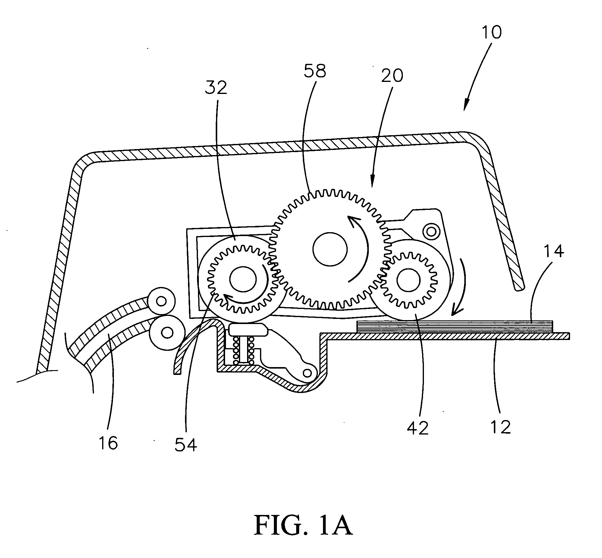 Paper pick-up mechanism and feeder using the same