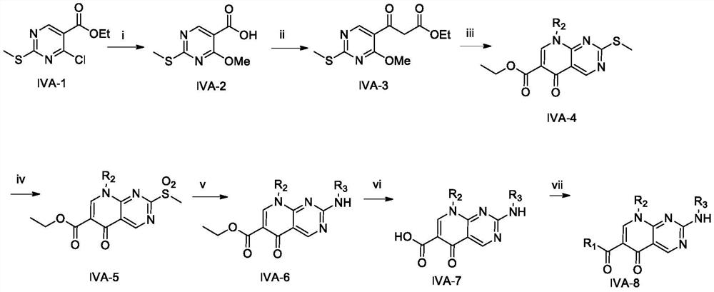 Diarylpyrimido pyridone derivative, preparation method and application thereof