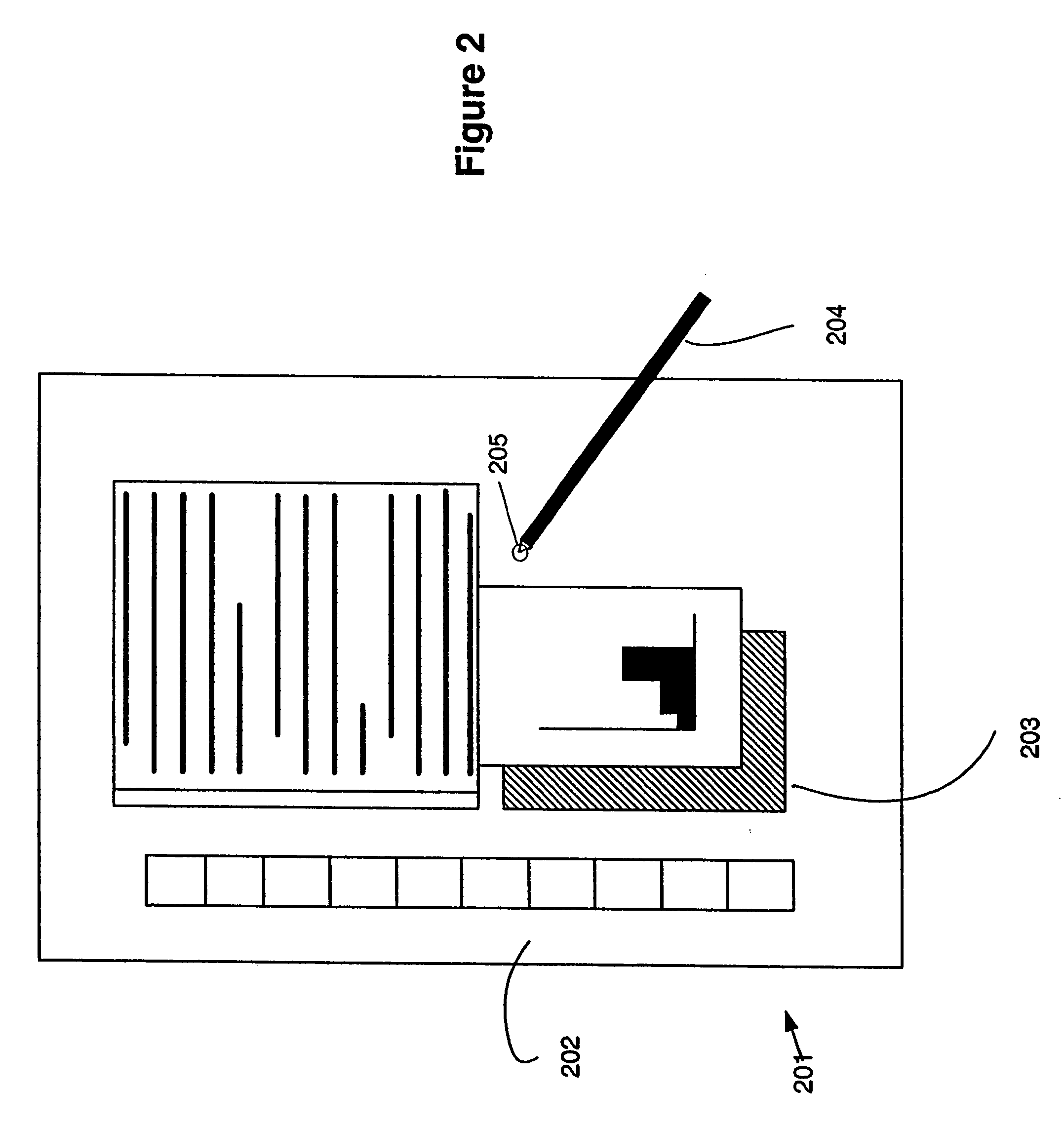 Highlevel active pen matrix