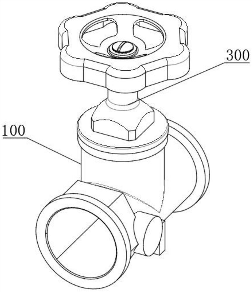 Butterfly valve with silt particle prevention mechanism