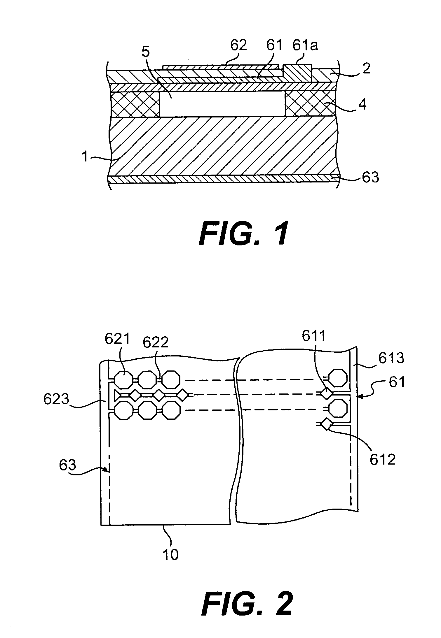 Electrostatic membranes for sensors, ultrasonic transducers incorporating such membranes, and manufacturing methods therefor