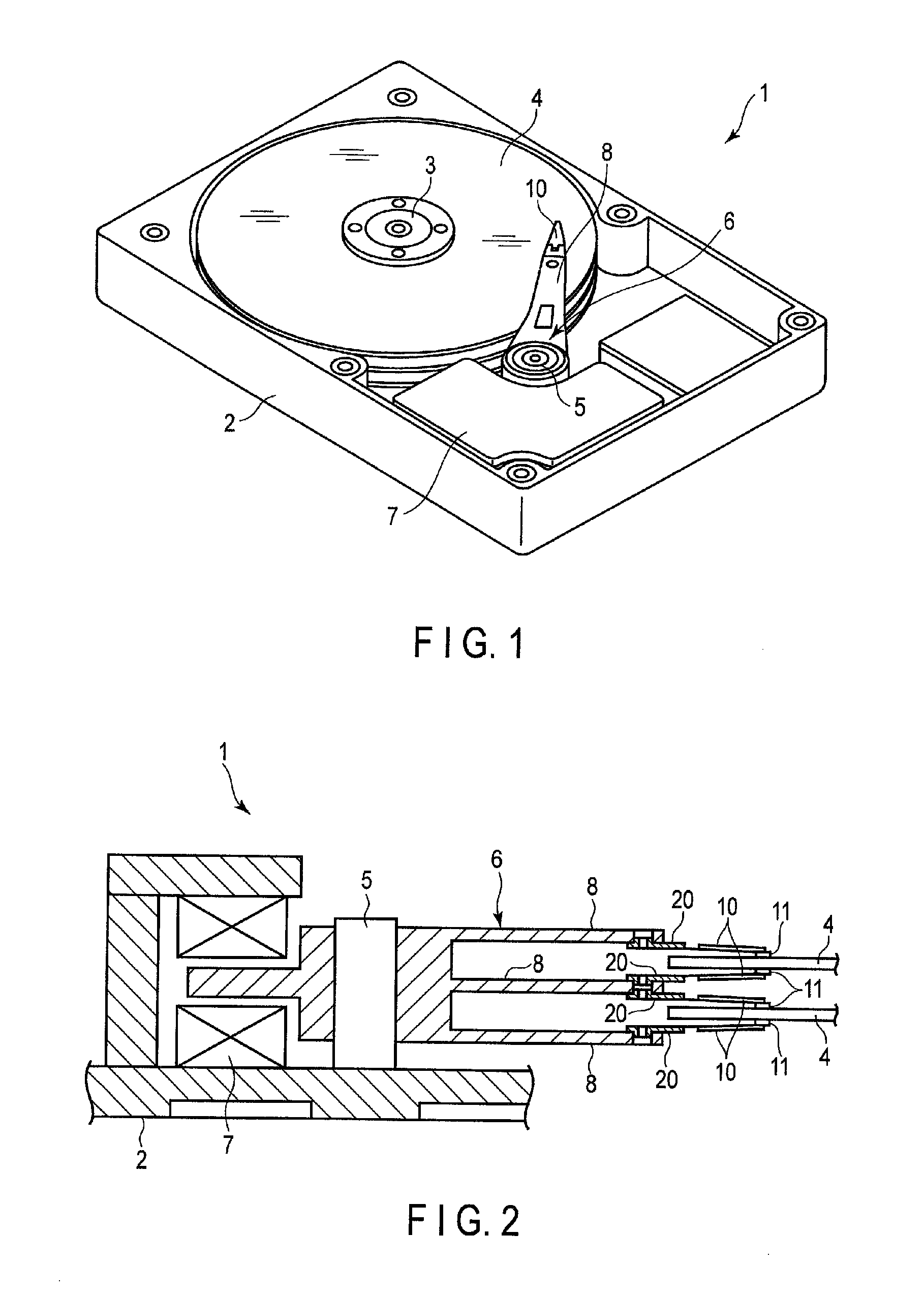 Interleaved circuit of flexure for disk drive