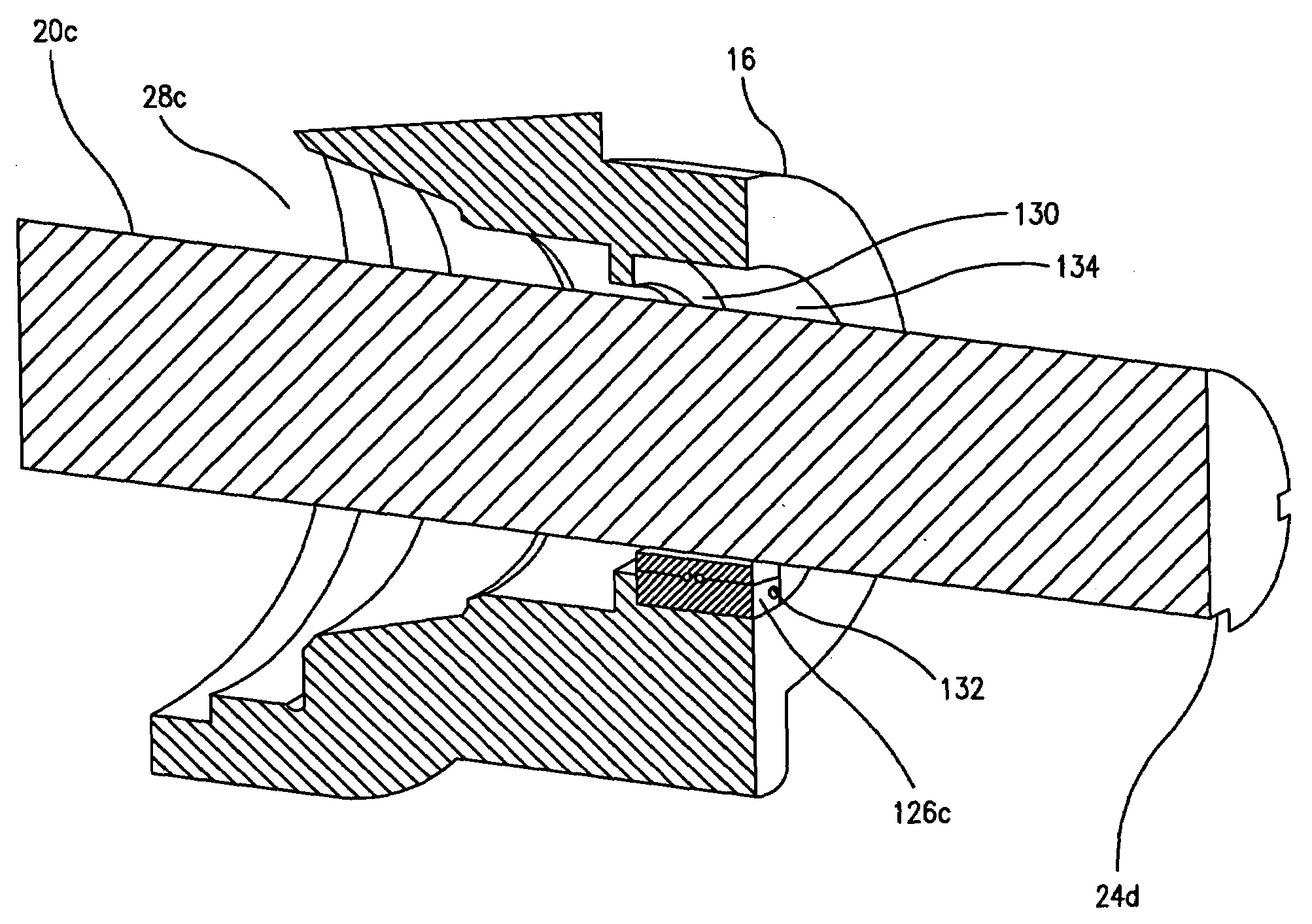 Flexible shoe assembly