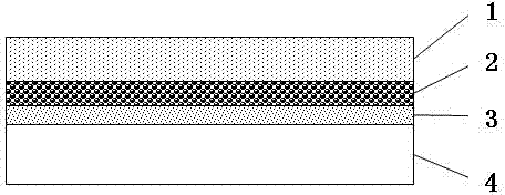 Composite structure of top plate waterproof pavement layer of underground road under shallow burial soil