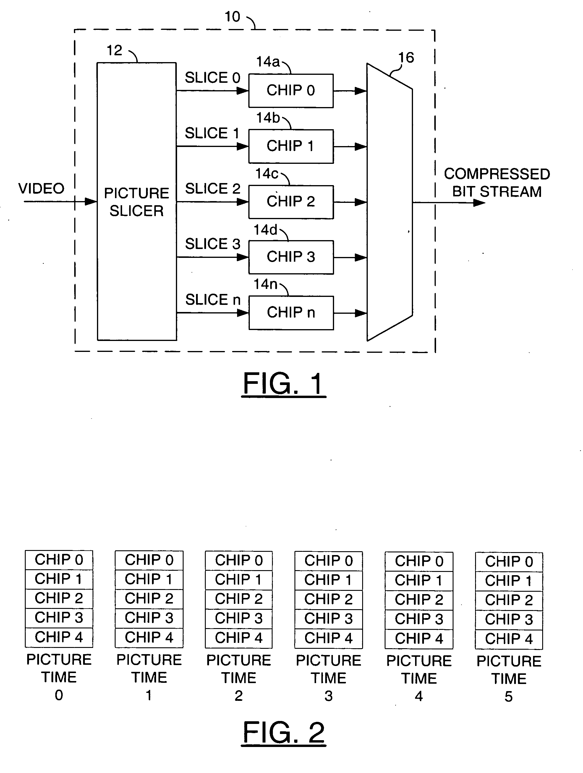 Parallel video encoder with whole picture deblocking and/or whole picture compressed as a single slice