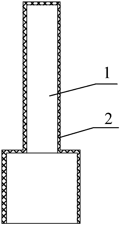 Heat-shrinking-film-protected anchor bolt and anchor bolt protection method