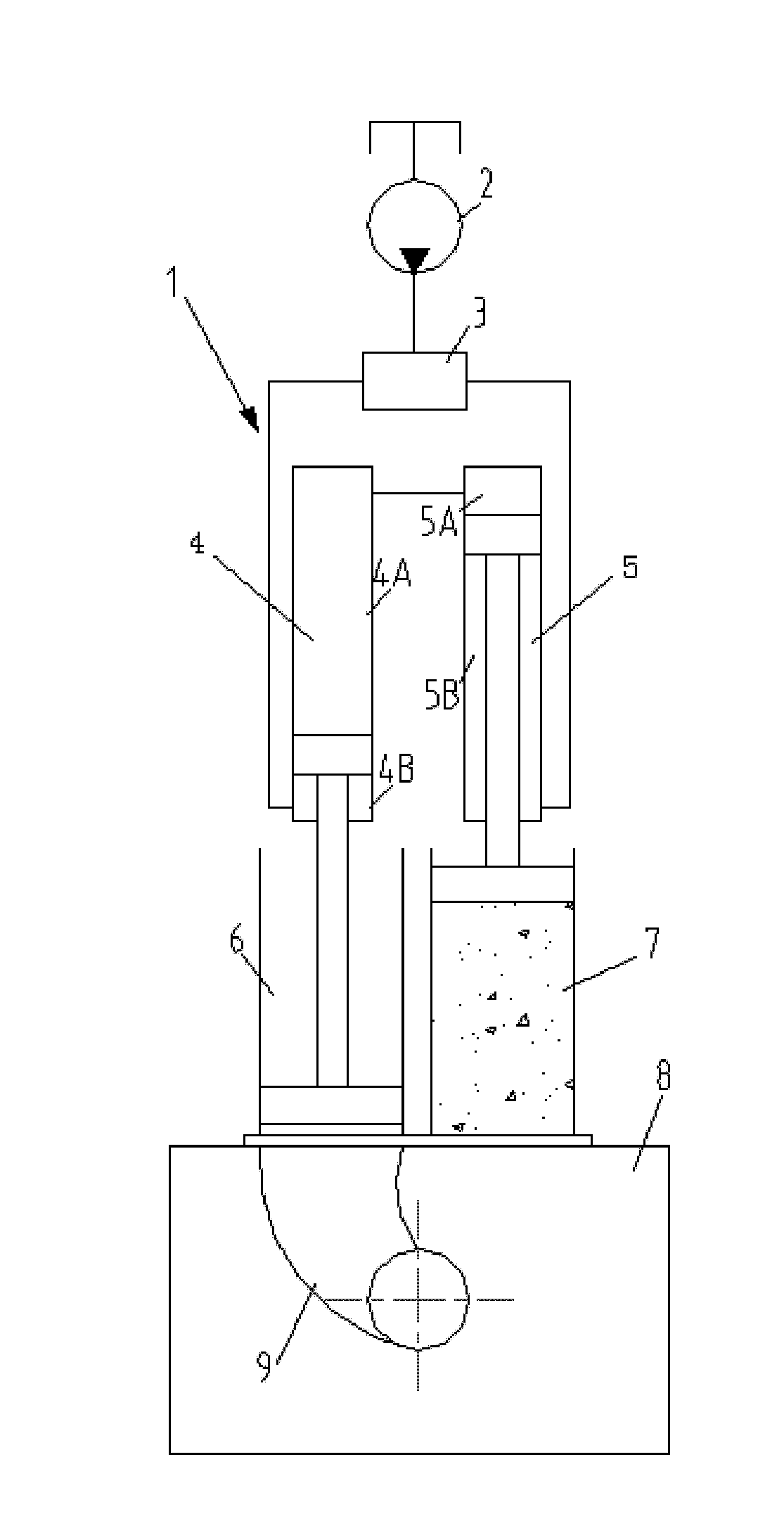 Concrete pumping equipment and reversing control method for pumping oil cylinder of same