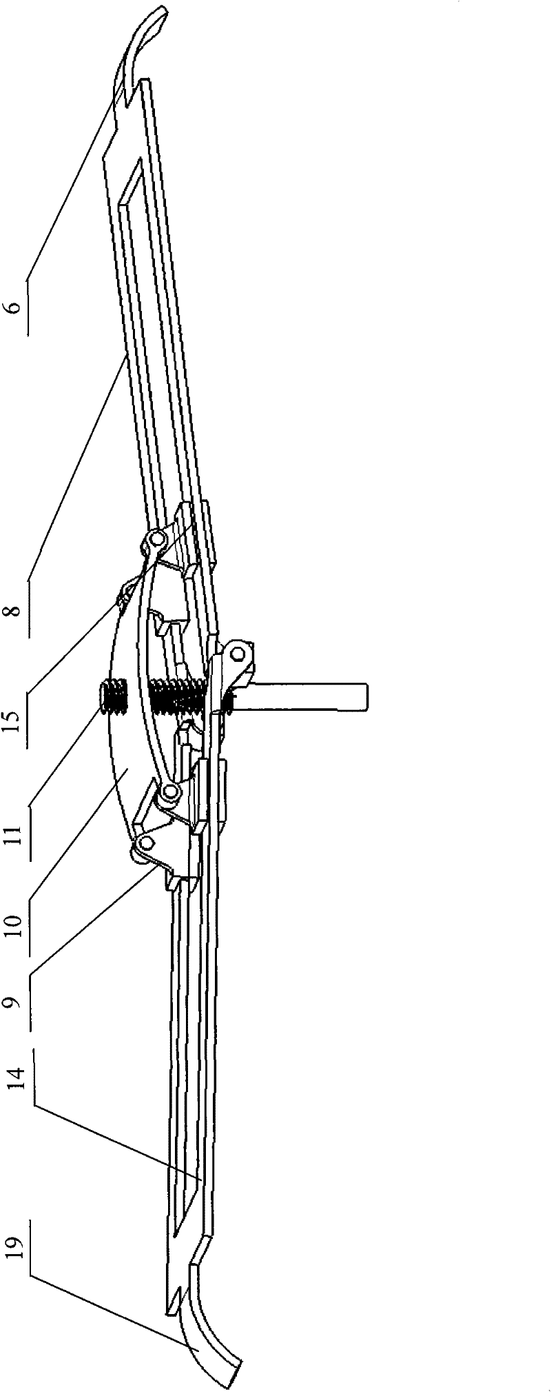 Waist support device of electric driver seat