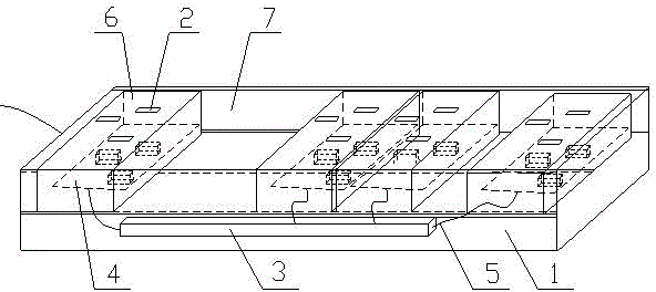 Movable patch board based on sliding mechanism