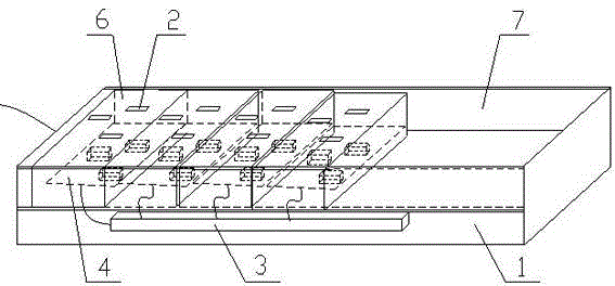 Movable patch board based on sliding mechanism