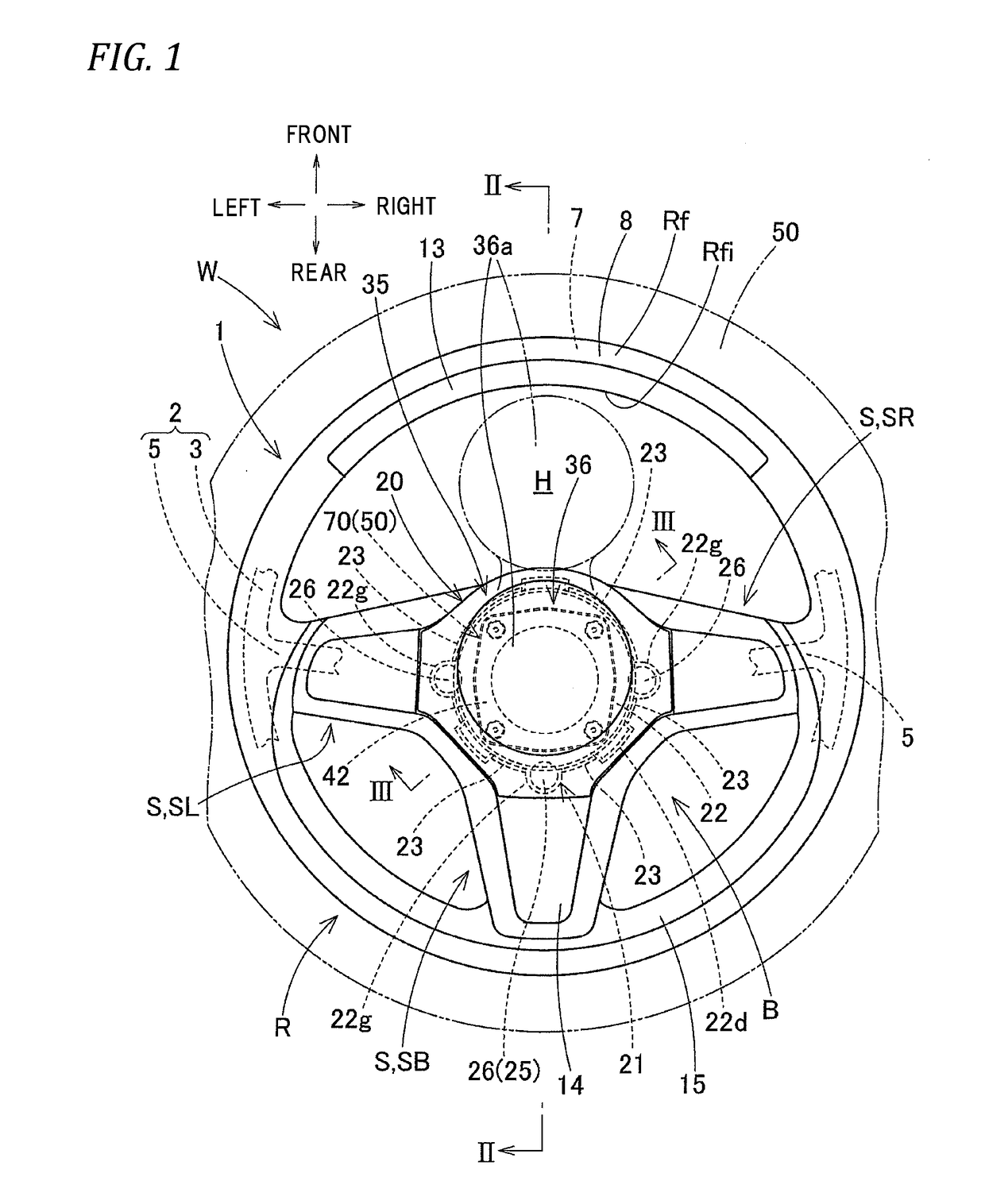 Folding preparation body of driver seat airbag and folding method of folded body