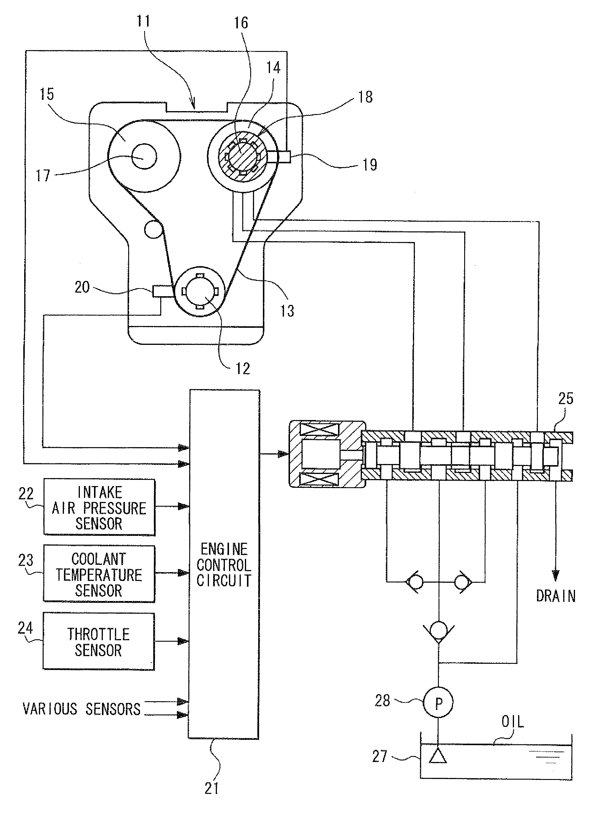 Variable valve timing control apparatus for internal combustion engine ...