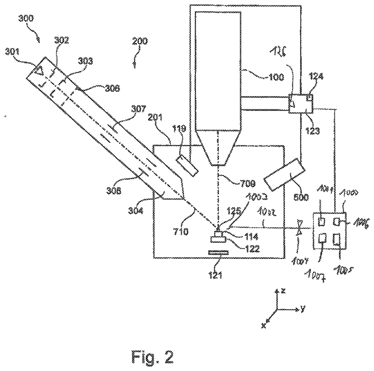 Method for setting a position of a component of a particle beam device and particle beam device for carrying out the method