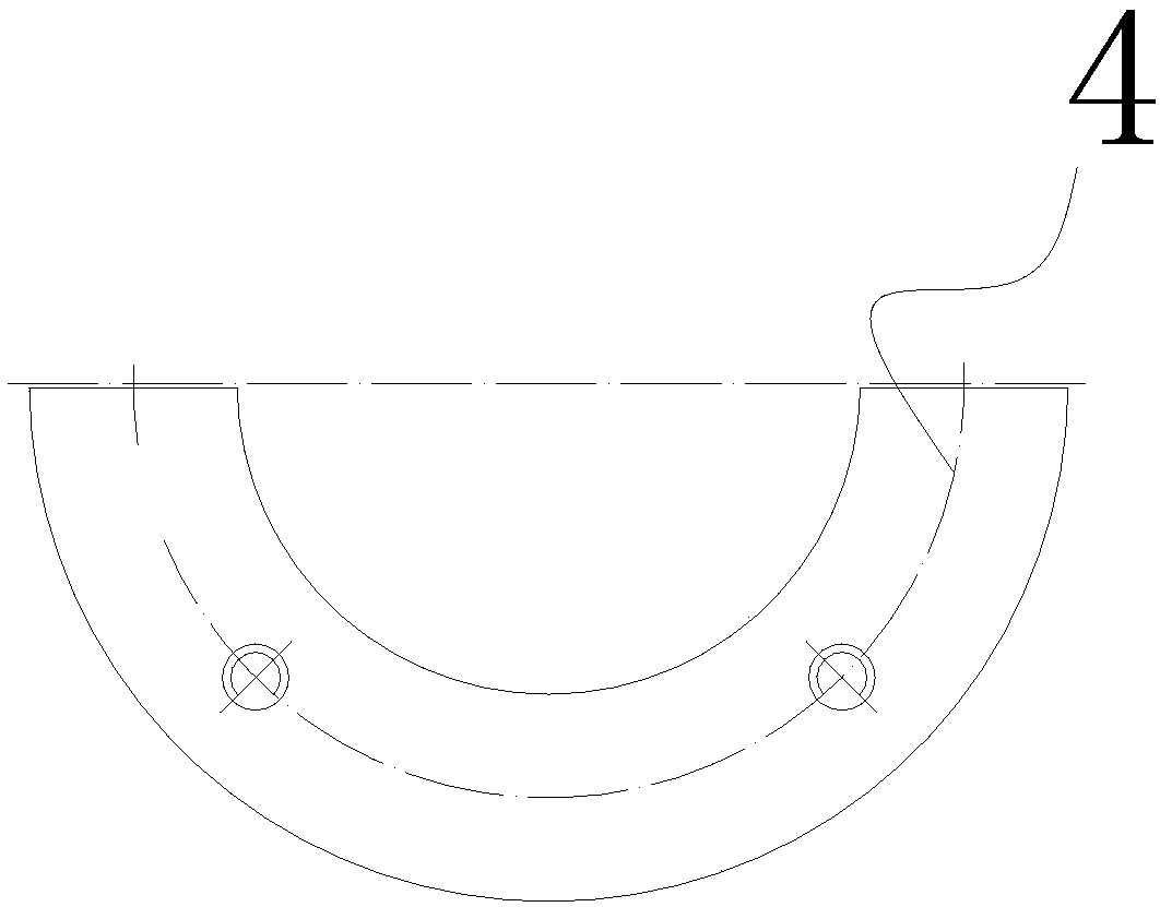 Extruding machine for steel claw protection semi-ring of electrolytic aluminum anode