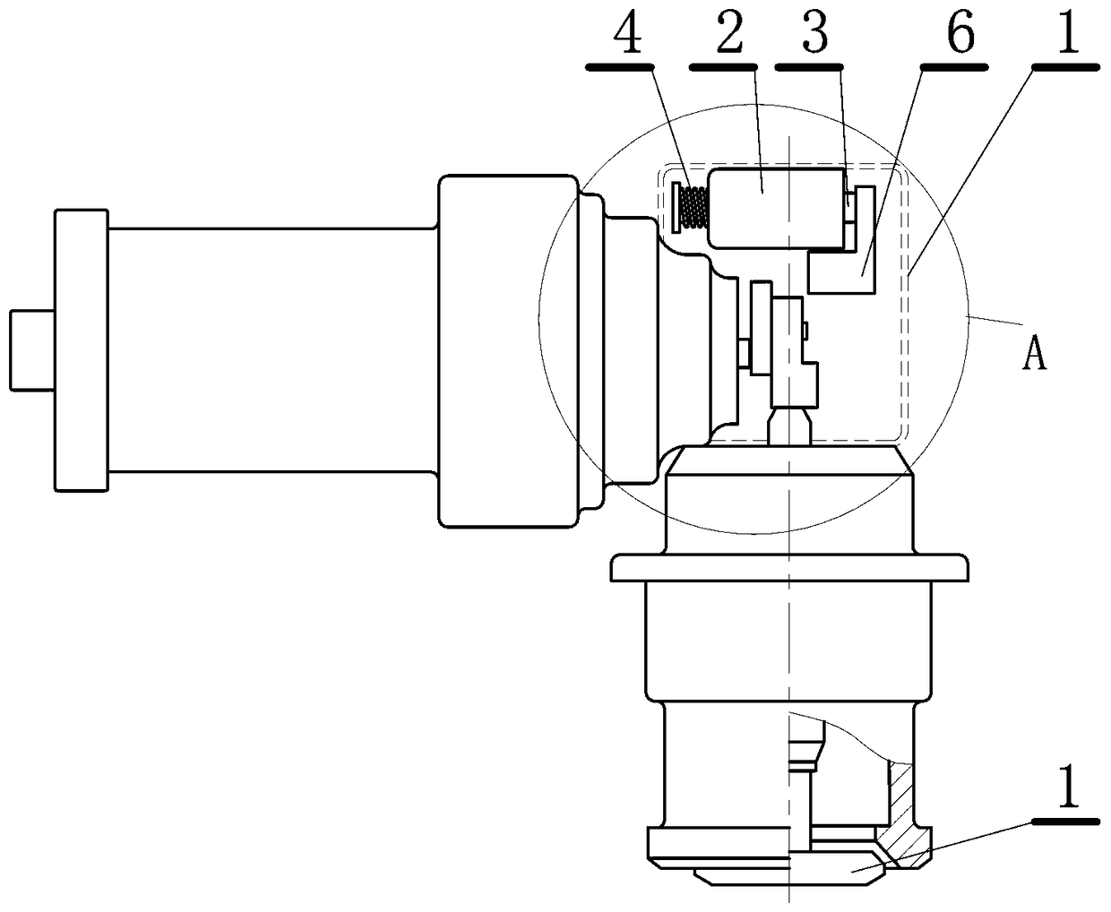 An electric egr valve anti-carbon sticking mechanism