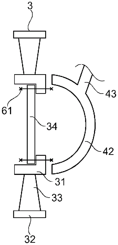 Exhaust gas turbine with closed nozzle ring