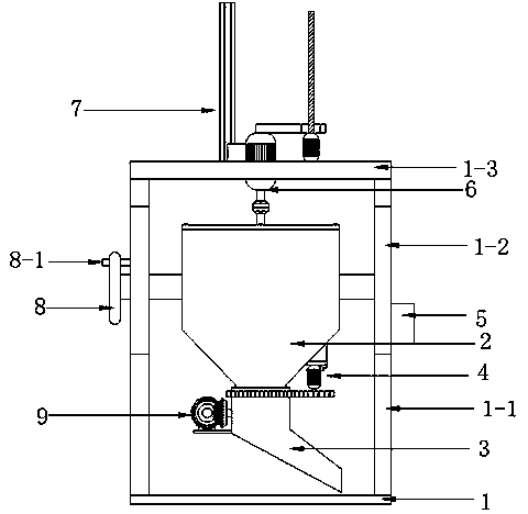 Multifunctional concrete pouring hopper for building construction