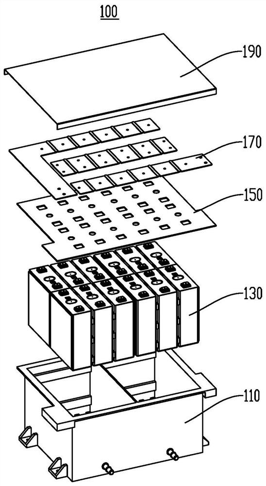 Immersed liquid-cooled battery system