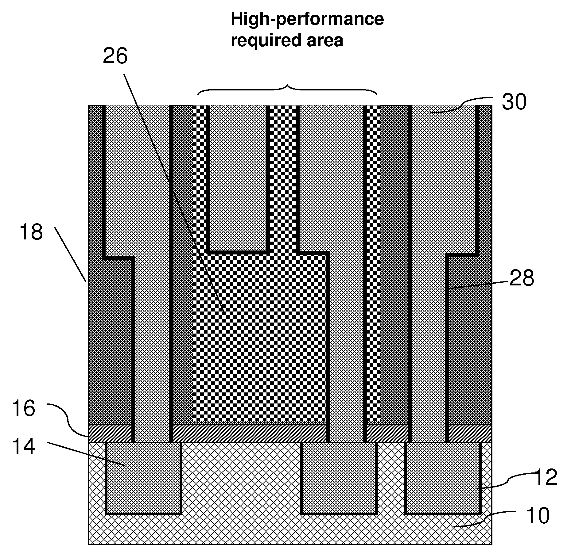 Porous and dense hybrid interconnect structure and method of manufacture