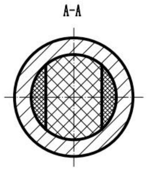 An artificial anti-hail rain-increasing projectile arranged with a rain-increasing catalyst away from the output end of the fuze