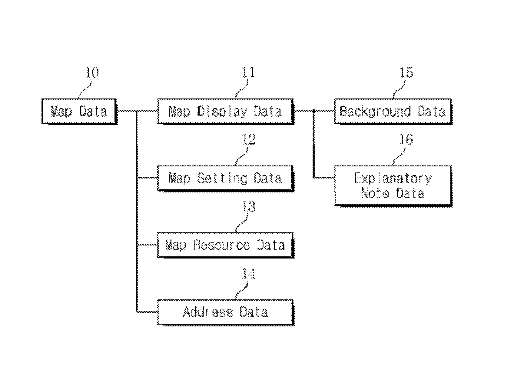 Real-time map data updating system and method